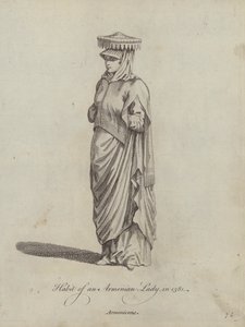 1581年のアルメニアの女性の習慣 作： English School